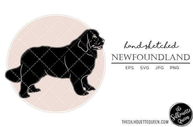 Newfoundland Sketch SVG Loveleen Kaur 