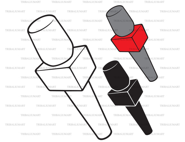 News Microphone SVG TribaliumArtSF 