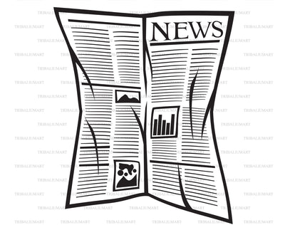 Newspaper SVG TribaliumArtSF 