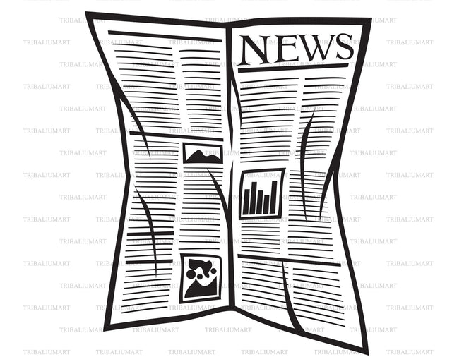 Newspaper SVG TribaliumArtSF 