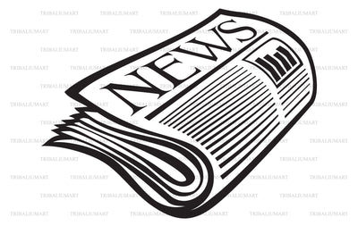 Newspaper SVG TribaliumArtSF 