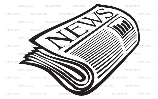 Newspaper SVG TribaliumArtSF 
