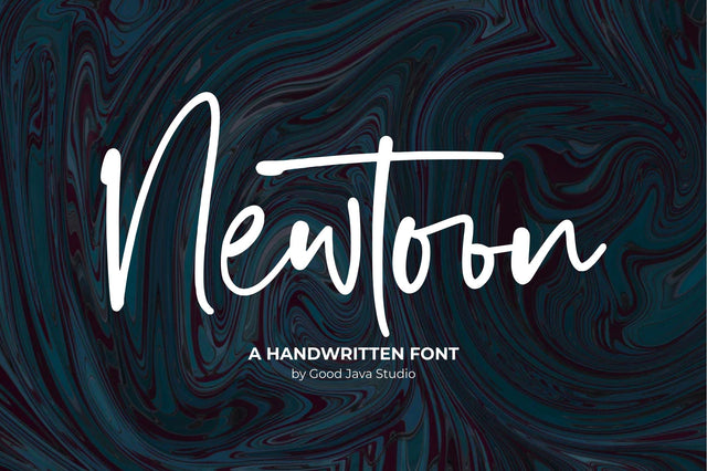 Newtoon – Handwritten Font Font Good Java 