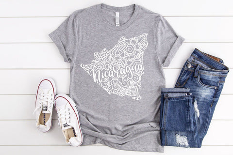 Nicaragua SVG File - Nicaragua Mandala Design SVG Old Market 