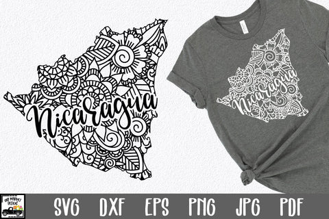 Nicaragua SVG File - Nicaragua Mandala Design SVG Old Market 