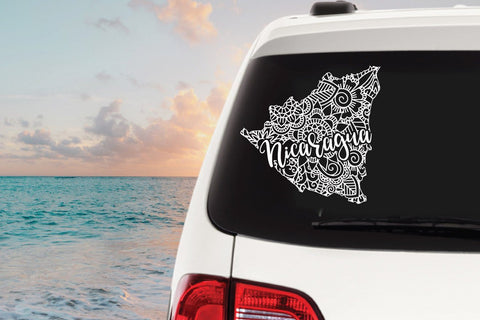 Nicaragua SVG File - Nicaragua Mandala Design SVG Old Market 