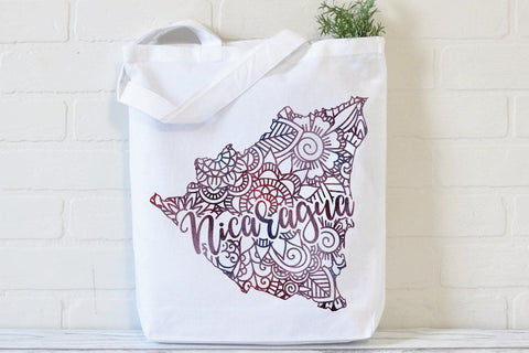 Nicaragua SVG File - Nicaragua Mandala Design SVG Old Market 