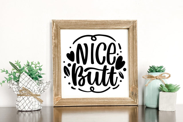 Nice Butt SVG Funny Bathroom Sign SVG dapiyupi store 