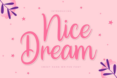 Nice Dream Font toni_std 