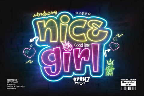 Nice Girl Font BB Digital Arts 
