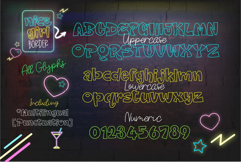 Nice Girl Font BB Digital Arts 