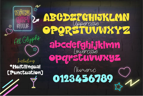 Nice Girl Font BB Digital Arts 
