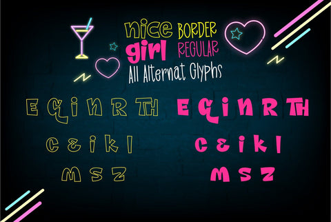 Nice Girl Font BB Digital Arts 