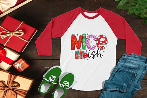 Nice Ish, Funny Christmas PNG Sublimation Sublimation CraftLabSVG 