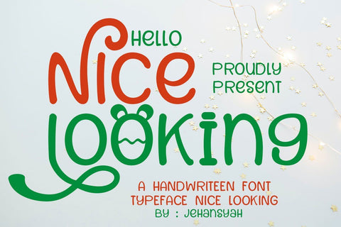 Nice Looking Font JH-CreativeFont 