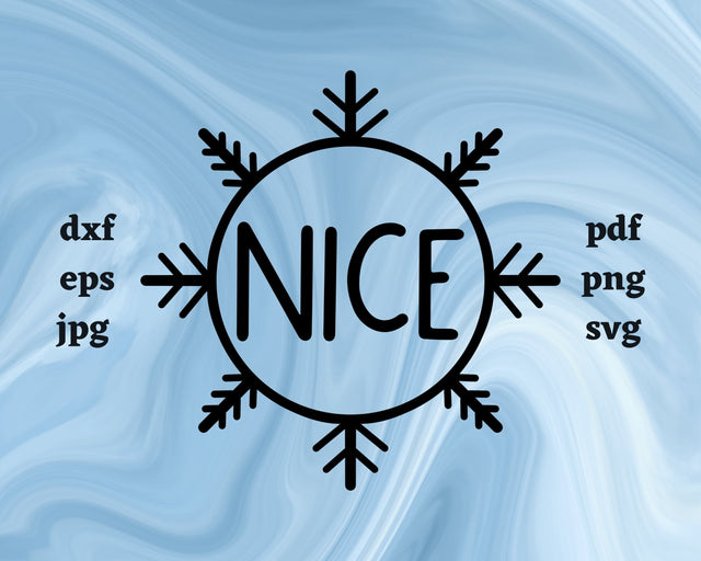 Nice Snowflake SVG Cut File SVG Northern Light SVG 