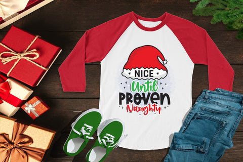 Nice Until Proven Naughty PNG Sublimation Sublimation CraftLabSVG 