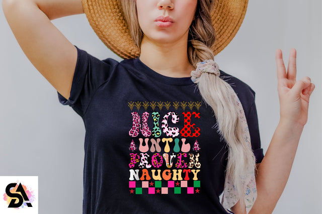 nice until proven naughty Sublimation SVGArt 
