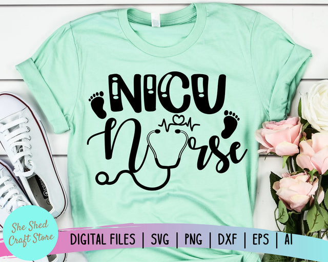 NICU Nurse SVG, Nursing Svg, Nursing Student Svg SVG She Shed Craft Store 
