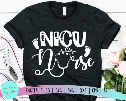NICU Nurse SVG, Nursing Svg, Nursing Student Svg SVG She Shed Craft Store 