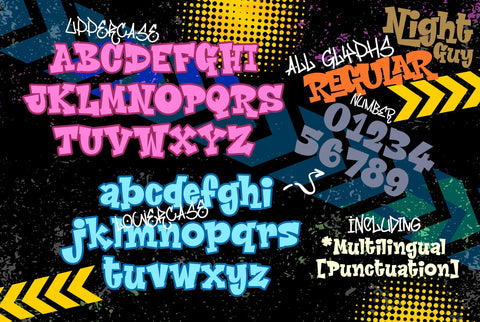 Night Guy Font BB Digital Arts 