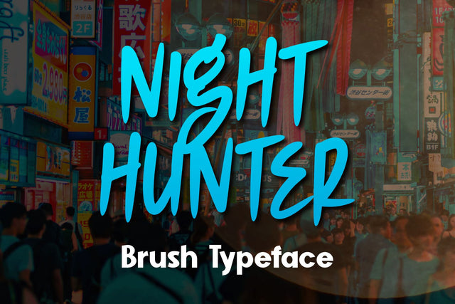 Night Hunter Font Dumadistyle 