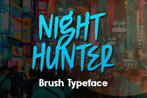 Night Hunter Font Dumadistyle 