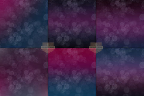 Night Sky Gradient Bokeh Digital Papers Backgrounds Digital Pattern SineDigitalDesign 