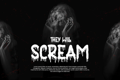 Nightmare - Horror Display Font Font Alpaprana Studio 