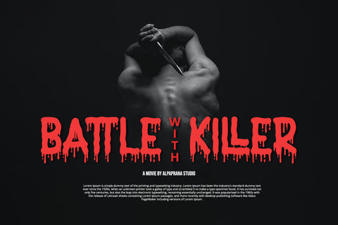 Nightmare - Horror Display Font Font Alpaprana Studio 