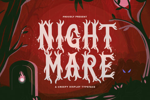 Nightmare - Horror Font Font StringLabs 