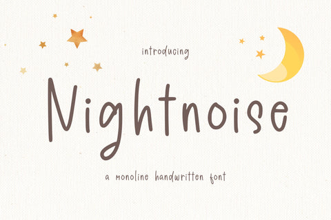 Nightnoise Font Qwrtype Foundry 