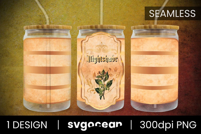 Nightshade Can Glass PNG Sublimation SvgOcean 
