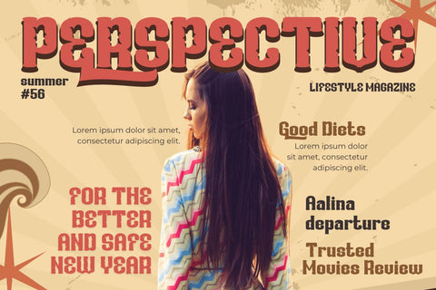 NIKARU | Groovy Retro Font Font twinletter 