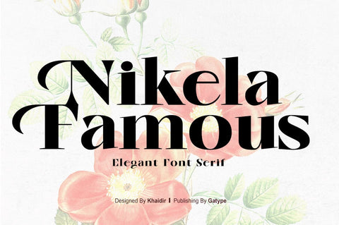 Nikela Famous Font gatype 