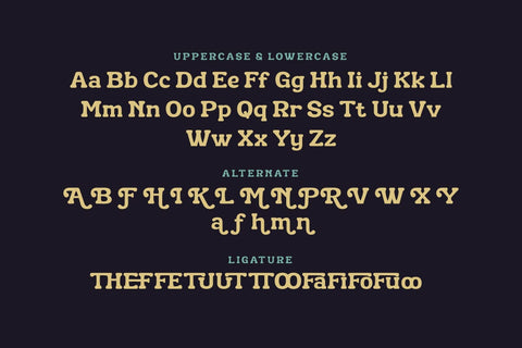Nilkuza - Retro Display Font Font twinletter 