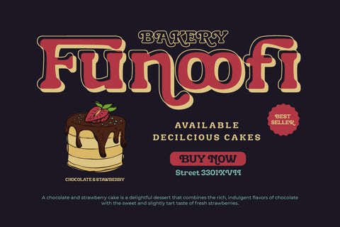 Nilkuza - Retro Display Font Font twinletter 