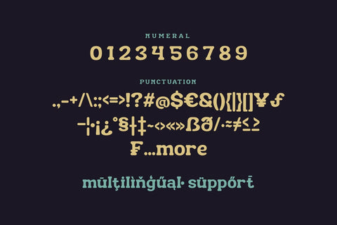 Nilkuza - Retro Display Font Font twinletter 