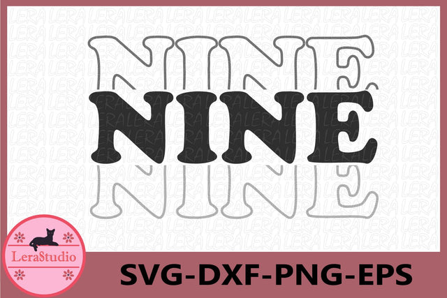 Nine Svg SVG Lerastudio 