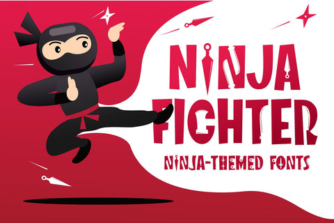 Ninja Fighter Font Dumadistyle 