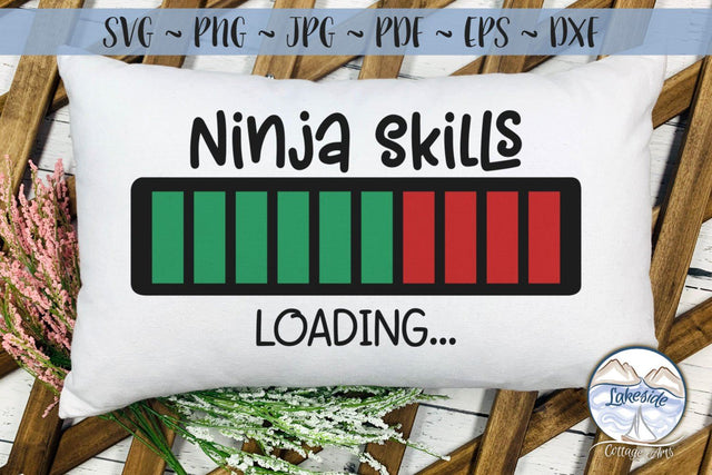 Ninja Skills Loading SVG Lakeside Cottage Arts 