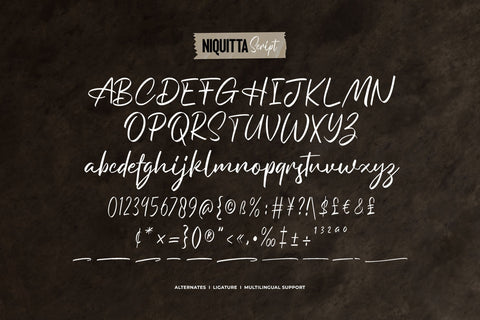 Niquitta Mirzani - Font Duo Font Arterfak Project 