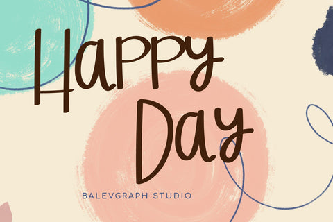Nisbagus Handwritten Brush Font Balevgraph Studio 