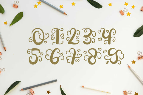 Nisha Monogram Font LetterdayStudio 