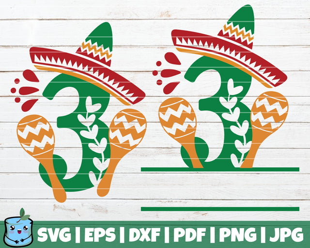 No 3 Fiesta SVG MintyMarshmallows 