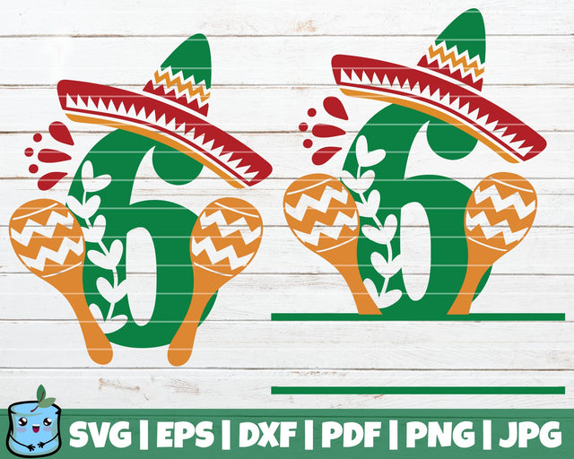 No 6 Fiesta SVG MintyMarshmallows 