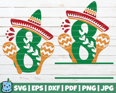 No 8 Fiesta SVG MintyMarshmallows 