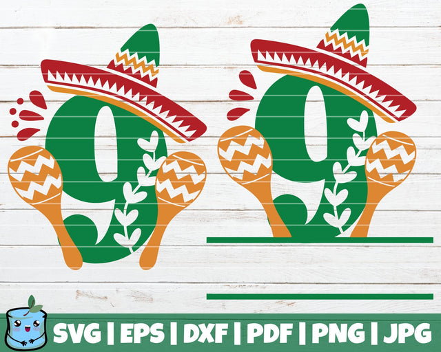 No 9 Fiesta SVG MintyMarshmallows 