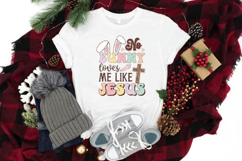 No Bunny Loves Me Like Jesus Sublimation Sublimation Jagonath Roy 