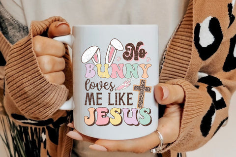 No Bunny Loves Me Like Jesus Sublimation Sublimation Jagonath Roy 